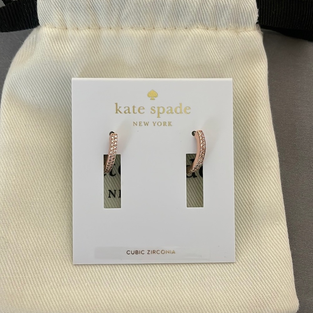 BNWT Kate Spade hoops